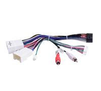 ZVPQU Arnés de cableado de Radio de 16 Pines for automóvil, Caja Canbus for Mitsubishi, for Outlander Pajero (2006-2013), Adaptador de Cable estéreo for Android Cable Adaptador de Radio(Cables)