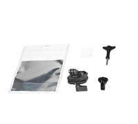 ZwaitL Abrazadera universal para parabrisas de motocicleta con almohadilla de silicona de 1 cm de grosor y diseño antivibración, soporte de aluminio para cámara de bicicleta