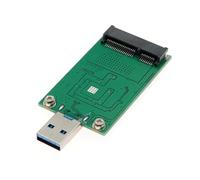 ZwaitL Adaptador MSATA de alta velocidad MSATA a USB 3.0 para un acceso sin problemas a archivos y movilidad para utilizar convertidores de unidades portátiles de 200 Mb/s