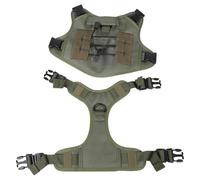 ZwaitL Arnés de entrenamiento para perros, diseño antitirones, correa acolchada para el pecho con construcción de nailon, reflectante, seguro para uso al aire libre, correa de pecho para perro