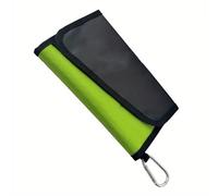 ZwaitL Bolsa de cebo artificial suave para guardar señuelos de pesca, bolsa de aparejos de pesca con mosquetón, bolsa de pesca de nailon sintético
