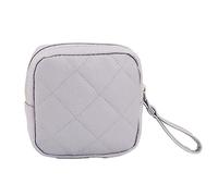 ZwaitL Bolsa de compresas sanitaria portátil reutilizable para almacenamiento de servilletas para mujer, Silver, As shown in the picture (error 1-3cm)
