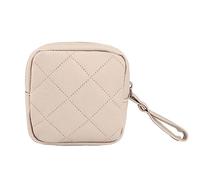 ZwaitL Bolsa de compresas sanitarias portátil reutilizable para guardar servilletas para mujer, Khaki, As shown in the picture (error 1-3cm)