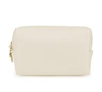 ZwaitL Bolsa de maquillaje con cremallera para niña, bolsa de viaje de poliuretano, impermeable, para el cuidado, Gold, As shown in the picture (error 1-3cm)