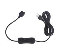 ZwaitL Cable USB con interruptores de encendido y apagado, palanca de extensión para teléfono, portátil, lámpara, ventilador, tiras LED, adaptador de línea de alimentación, ventilador USB