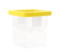 ZwaitL Caja de cría de separación de Tanque de Peces, Caja de Aislamiento de cría Flotante Transparente, incubadora de Acuario pequeña, incubadora de Mantenimiento de Calidad del Agua
