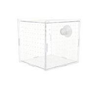 ZwaitL Caja de criador de acuario para incubadora de peces pequeños, caja de desove de peces, tanques de separación, contenedor acrílico para criaderos de peces