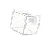 ZwaitL Caja de criador de acuario para incubadora de peces pequeños, caja de desove de peces, tanques de separación, contenedor acrílico para criaderos de peces