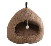 ZwaitL Cama para Gatos Cueva para Perros pequeños y casa de retiro Interior de Felpa cálida con Varios tamaños y Colores para Descanso y sueño de Mascotas Cama de Felpa