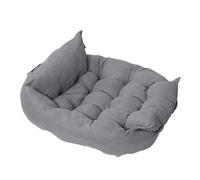 ZwaitL Cama para perro, elegante nido para cachorros pequeños y gatitos, cesta para mascotas con botón ajustable, multifuncional, lavable