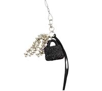 ZwaitL Collar con colgante de bolso único para mujer, hecho a mano, joyería de moda, regalo de moda, bolso cruzado, accesorio de cadena para el cuello, diseño único, joyería para mujer, talla única