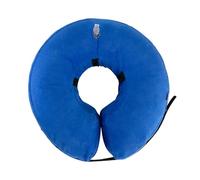 ZwaitL Collar de recuperación inflable para perros, gatos, heridas, fácil de comer y beber, suave pelusa collar protector para perros después