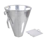 ZwaitL Cono de retención de Aves de Corral de Acero galvanizado Cono de Pollo para Drenaje eficiente en Sacrificio de Pollos en Sacrificio de Aves de Corral en pequeñas Granjas domésticas