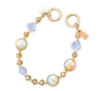 ZwaitL Correa de muñeca con Cuentas para teléfono, Cadena de cordón para teléfono móvil, Pulsera Colorida para Mujer, Bolso, Mochila, Pulsera para teléfono