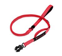 ZwaitL Correa para pasear perros para viajes en coche, elástica, absorción de golpes, reflectante, para viajes por carretera, al aire libre