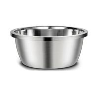 ZwaitL Cuenco grande de acero inoxidable para perros, de alta capacidad, de metal, estable, para alimentos, agua, reemplazos, básico, apto para lavavajillas, alimentos grandes