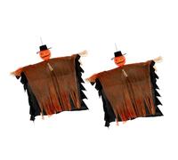 ZwaitL Decoración de escena de Halloween, sombrero de calabaza, adorno con pajarita para temas espeluznantes, accesorios de fiesta, oficina, Halloween, accesorios de ambiente