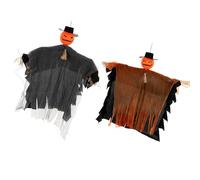 ZwaitL Decoración de escena de Halloween, sombrero de calabaza, adorno con pajarita para temas espeluznantes, accesorios de fiesta, oficina, Halloween, accesorios de ambiente
