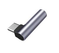 ZwaitL Dongle adicional de sonido USB CREATE de aluminio con respaldo ergonómico de esquina, auriculares de 3,5 mm, salida inmediata, Play Deni Transportable USB CREATE Link