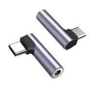 ZwaitL Dongle adicional de sonido USB CREATE de aluminio con respaldo ergonómico de esquina, auriculares de 3,5 mm, salida inmediata, Play Deni Transportable USB CREATE Link