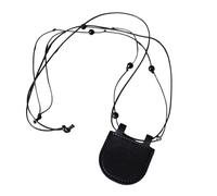 ZwaitL Elegante collar con colgante de cuero para auriculares y cambio y accesorio de moda para uso diario