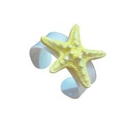 ZwaitL Elegante estrella de mar portátil para escapadas junto al mar, joyería de moda, piezas de moda para mujeres, talla única, como se describe