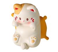 ZwaitL Festivo Gatos de Dibujos Animados Soporte para teléfono móvil Diseño de resinas Estatuilla de Gatito Estante de Vidrio Compacto para Decoraciones navideñas Regalo Accesorio de Escritorio