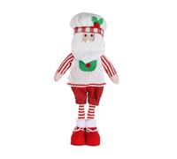 ZwaitL Figuras de muñecas navideñas telescópicas, Decoraciones, muñecas de pie, estatuilla de Cocinero, Adornos de muñecas con Patas telescópicas, Adorno de Cocinero de gnomo