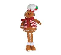 ZwaitL Figuras de muñecas navideñas telescópicas, Decoraciones, muñecas de pie, estatuilla de Cocinero, Adornos de muñecas con Patas telescópicas, Adorno de Cocinero de gnomo