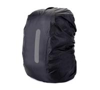 ZwaitL Fundas impermeables para mochila con reflectante, para senderismo, equitación, escalada, Black, As shown in the picture (error 1-3cm)