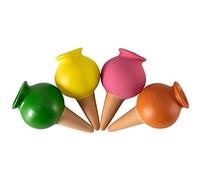 ZwaitL Gotero automático para Plantas, Botella de Vino pequeña, Accesorio de riego Multiusos para niños y, riego de Flores, 4 Uds