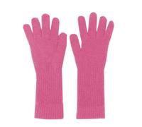 ZwaitL Guantes acrílicos ligeros, puños largos, aislantes, esquí, ciclismo, protección contra el frío, tecnología de absorción del sudor, guantes coloridos de invierno a la moda