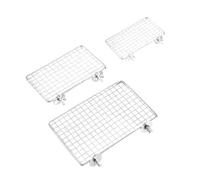 ZwaitL Juego de soporte de acero inoxidable para pájaros, plataforma segura y estable para loros que descansan y juegan con perca de acero inoxidable