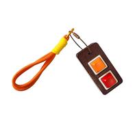 ZwaitL Llavero prensable para aliviar la ansiedad, botón de ABS con gancho de Metal, correa para teléfono, juguete de escritorio divertido, llavero para regalo para bolsos