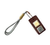 ZwaitL Llavero prensable para aliviar la ansiedad, botón de ABS con gancho de Metal, correa para teléfono, juguete de escritorio divertido, llavero para regalo para bolsos