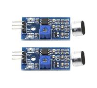 ZwaitL Módulo de detección sensorial de micrófono de Sonido de 3 Pines sensibilidad 3.3V-5V Salida Digital Detector de Voz Proyecto electrónico Tamaño pequeño