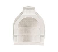 ZwaitL Molde geométrico de silicona para estatua, molde simple de yeso epoxi, resina arquitectónica para arcilla artesanal, decoración del hogar