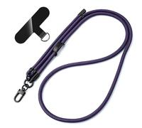 ZwaitL Parches de Nailon Desmontables Ajustables de Almohadilla de sujeción Cordón para teléfono Collar Correa para la muñeca Eslinga Flexible Cable Colgante Correa antirrobo Ajustable Cordón
