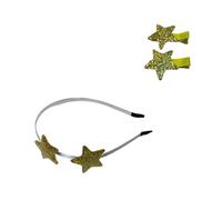 ZwaitL Pinzas para el pelo, con lentejuelas punk, en forma de estrella, pinza para el pelo y diadema para tomar fotos para mujeres y niñas, tiaras de primavera