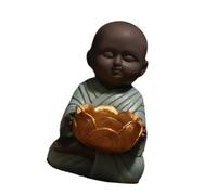 ZwaitL Portavelas de resina para meditaciones, decoración de habitación, estatua de Budas