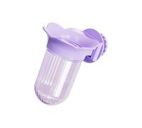 ZwaitL Proveedor de pájaros colgantes sanitarios para verduras nuevas, lago de agua, mantiene la hierba quebradiza dos períodos, decoración en forma de flor, proveedor de aves hidropónicas