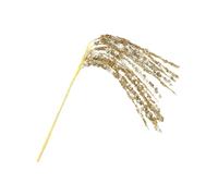 ZwaitL Rama dorada brillante de 60 cm, borlas características y acabado de metal para fiestas de Navidad, bodas, decoraciones de vacaciones parpadeantes