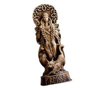 ZwaitL Resins Vikinges - Figuras en miniatura de mitología nórdica, estatua de Dios nórdico, centros de mesa, centros de mesa Thors/Loki/Freyja, decoración de mesa