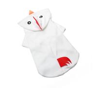 ZwaitL Ropa para mascotas, disfraz de pollo peludo transpirable, disfraz de fiesta de Halloween para razas pequeñas a grandes, gatos, disfraz divertido para mascotas