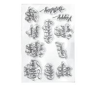 ZwaitL Sellos transparentes con patrón de gnomos, sello transparente para hacer tarjetas y álbumes de recortes, álbumes de recortes, gnomos, flores, silicona, vacaciones, para hacer tarjetas