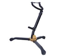ZwaitL Soporte plegable para saxofón, soporte para saxofón tenor, base de trípode de metal ajustable, soporte portátil para saxofón