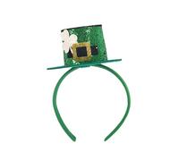 ZwaitL StPatricks - Diadema con temática navideña para adultos y niños de todas las edades, antideslizante, tréboles brillantes, aro para el pelo para fiestas