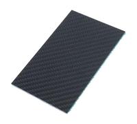 ZwaitL Tablero de Fibras de Carbono 3K 75x125 mm Reemplazo de Hoja de Panel de Tejido de Sarga 3K liviano para personalización automotriz Pieza de actualización de Fibras de Carbono para automóviles