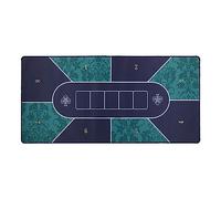 ZwaitL Tapete de póquer Hold ' de 40 x 20 Pulgadas, Tablero de portátil con impresión de diseño Art Deco, Bordes de Dobladillo y Superficies Lisas, Tablero de Profesional de, diseño