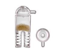 ZwaitL Trampas Transparentes para planarias para peceras, acuarios acrílicos, trampas para Caracoles con Ventosa Fuerte, alimentador Multiusos para camarones y Sangre, alimentador Multifuncional